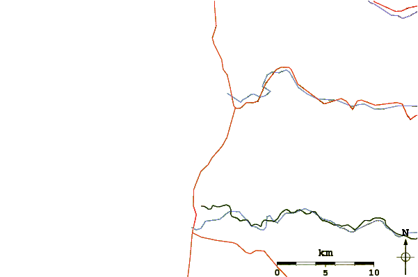 Carreteras y ríos cerca de Ward Avenue
