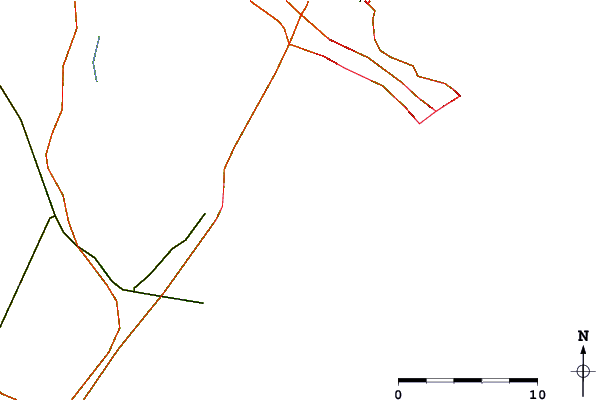 Carreteras y ríos cerca de Waverly