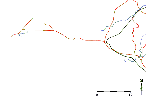 Carreteras y ríos cerca de Woolamai
