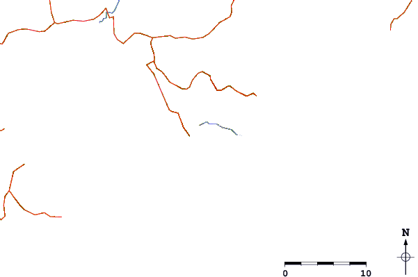 Carreteras y ríos cerca de Xiyong Bay