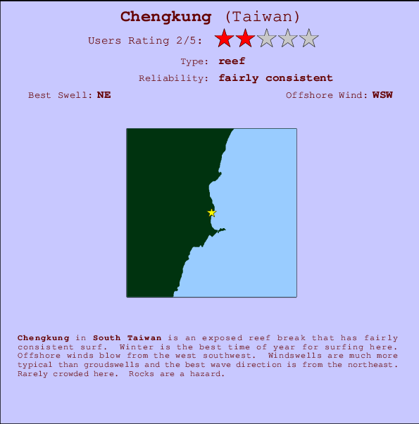 Chengkung mapa de ubicación e información del spot