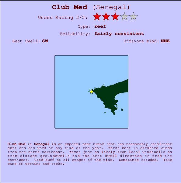 Club Med mapa de ubicación e información del spot