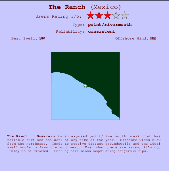 The Ranch mapa de ubicación e información del spot