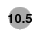10.5