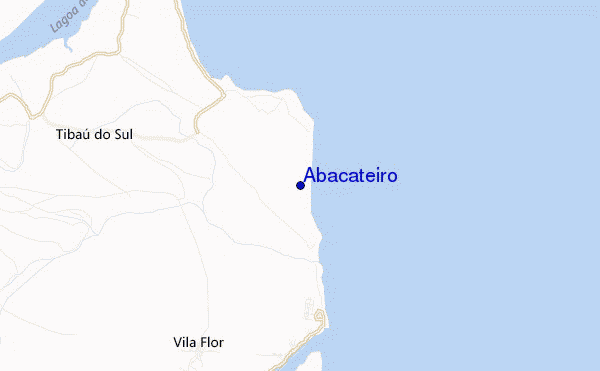 mapa de ubicación de Abacateiro