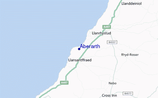 mapa de ubicación de Aberarth