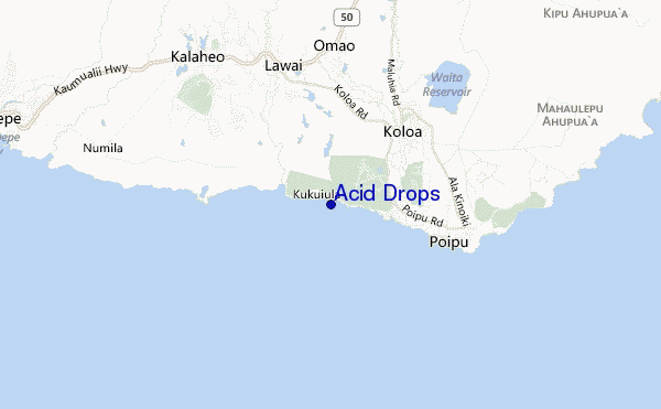 mapa de ubicación de Acid Drops