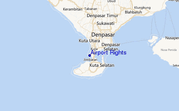Airport Rights Location Map