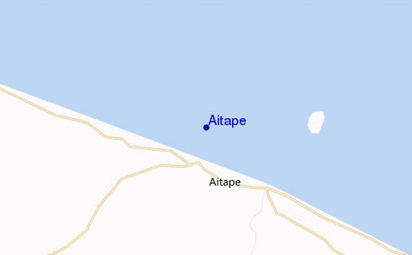 mapa de ubicación de Aitape