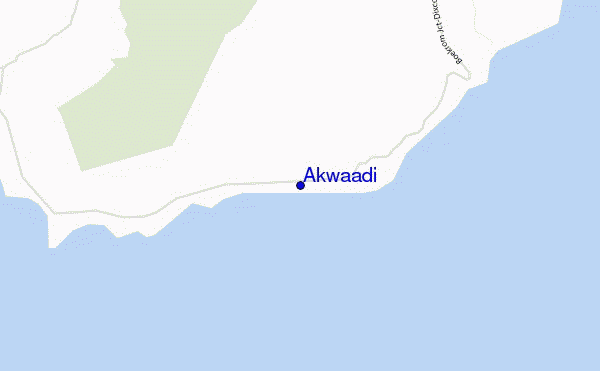 mapa de ubicación de Akwaadi