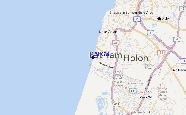 mapa de ubicación de Al Gal