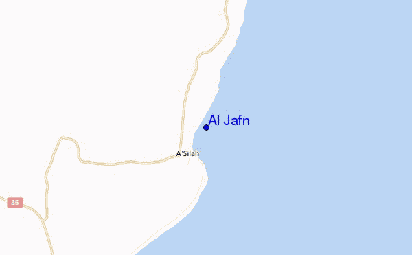 mapa de ubicación de Al Jafn