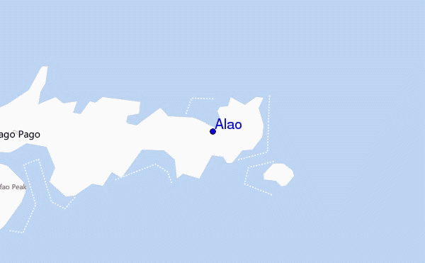 mapa de ubicación de Alao