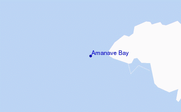 mapa de ubicación de Amanave Bay