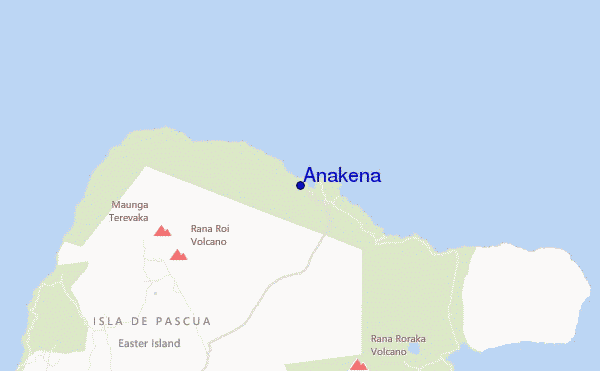 mapa de ubicación de Anakena