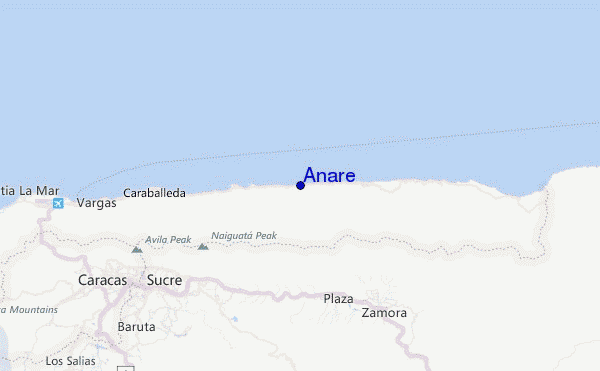 Anare Location Map