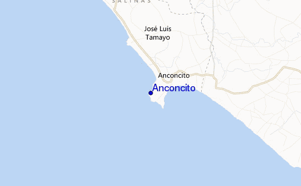 mapa de ubicación de Anconcito