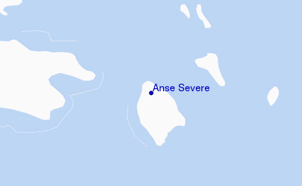 mapa de ubicación de Anse Severe