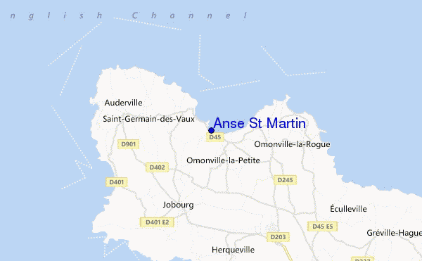 mapa de ubicación de Anse St Martin