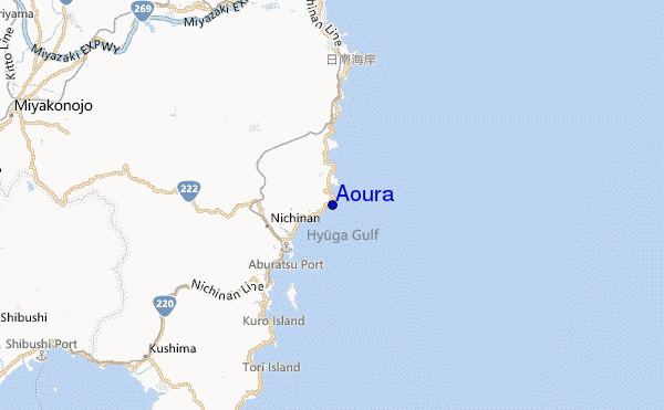 Aoura Location Map