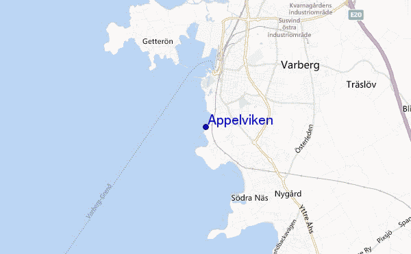 mapa de ubicación de Appelviken