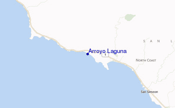mapa de ubicación de Arroyo Laguna
