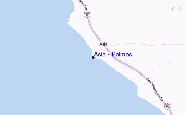 mapa de ubicación de Asia - Palmas