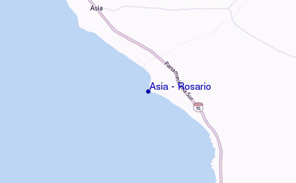 mapa de ubicación de Asia - Rosario