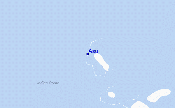 mapa de ubicación de Asu