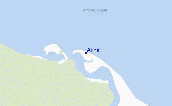 mapa de ubicación de Atins
