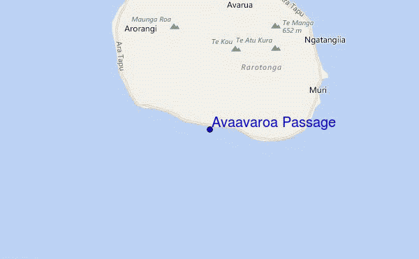 mapa de ubicación de Avaavaroa Passage