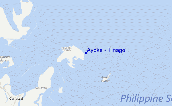 mapa de ubicación de Ayoke - Tinago