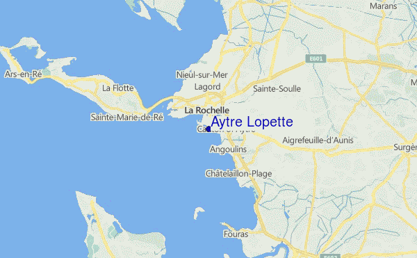 Aytre Lopette Location Map