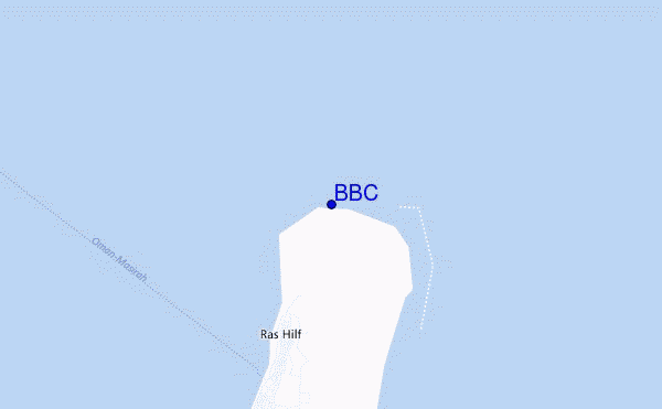 mapa de ubicación de BBC