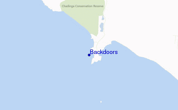 mapa de ubicación de Backdoors