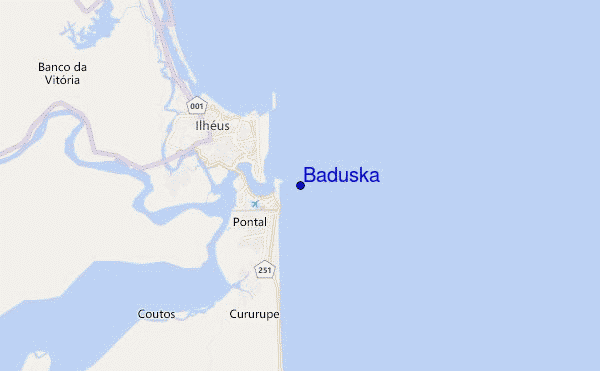 mapa de ubicación de Baduska