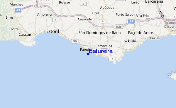 mapa de ubicación de Bafureira