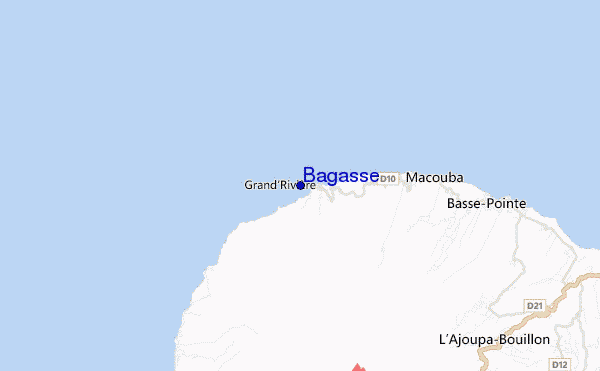 mapa de ubicación de Bagasse