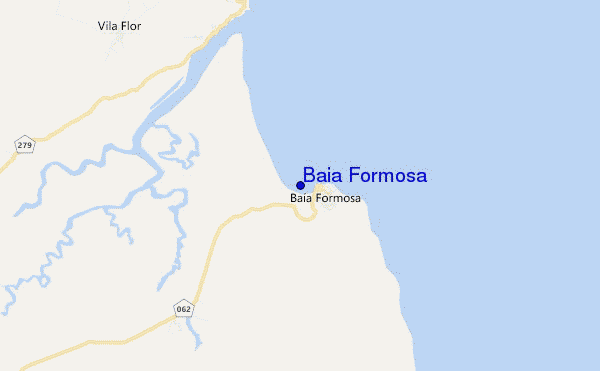 mapa de ubicación de Baia Formosa