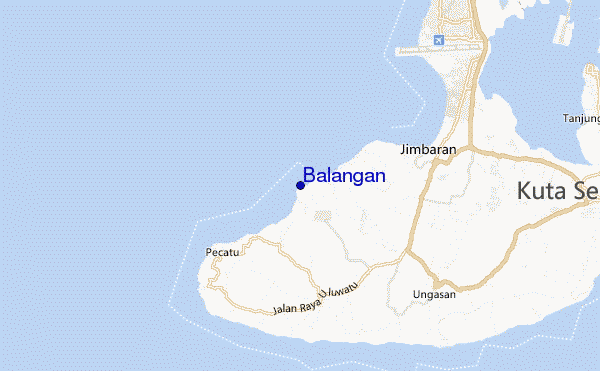 mapa de ubicación de Balangan