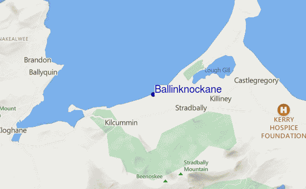 mapa de ubicación de Ballinknockane
