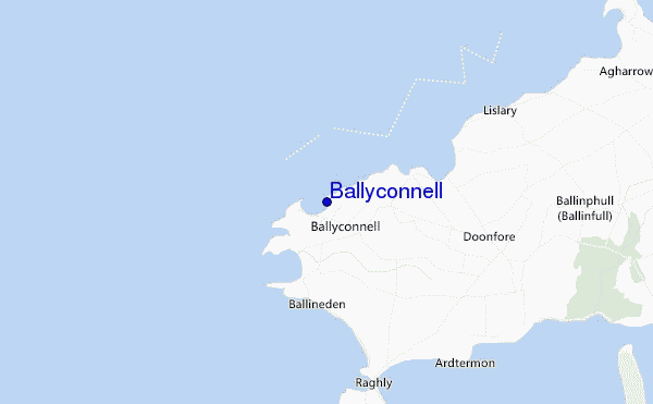 mapa de ubicación de Ballyconnell