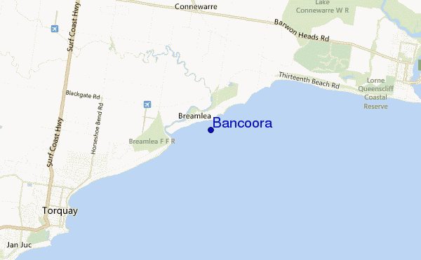 mapa de ubicación de Bancoora
