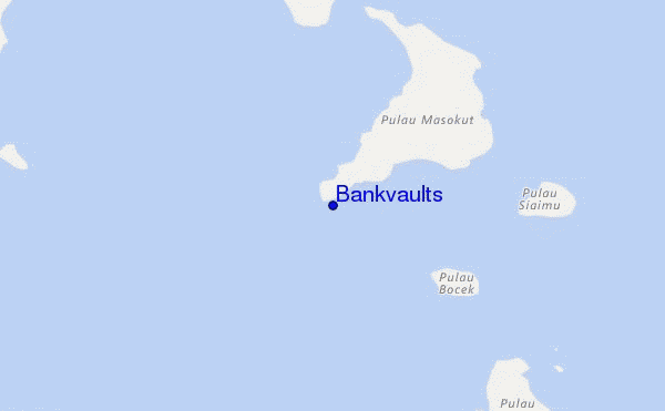 mapa de ubicación de Bankvaults
