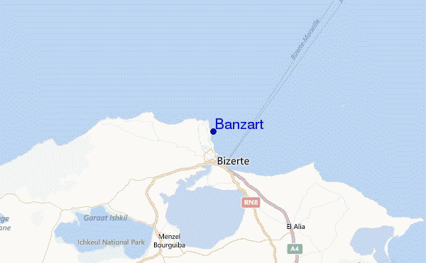 Banzart Location Map