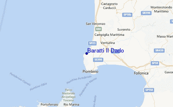 Baratti Il Dado Location Map