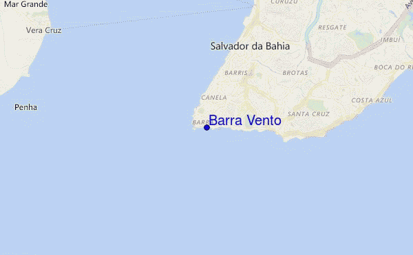 mapa de ubicación de Barra Vento
