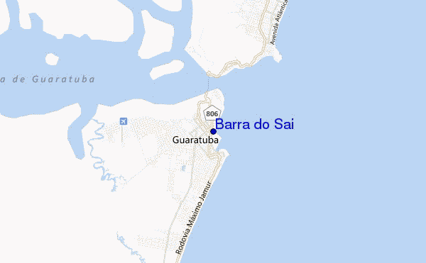 mapa de ubicación de Barra do Sai