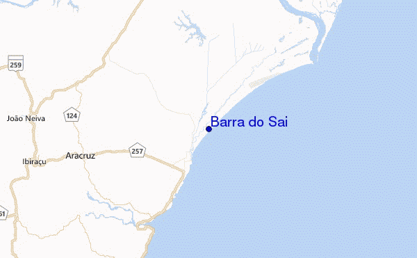 Barra do Sai Location Map