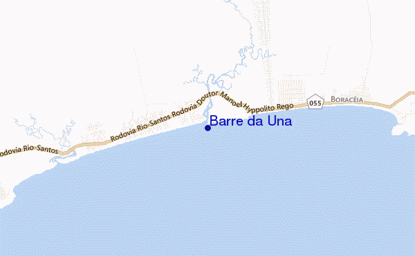 mapa de ubicación de Barre da Una